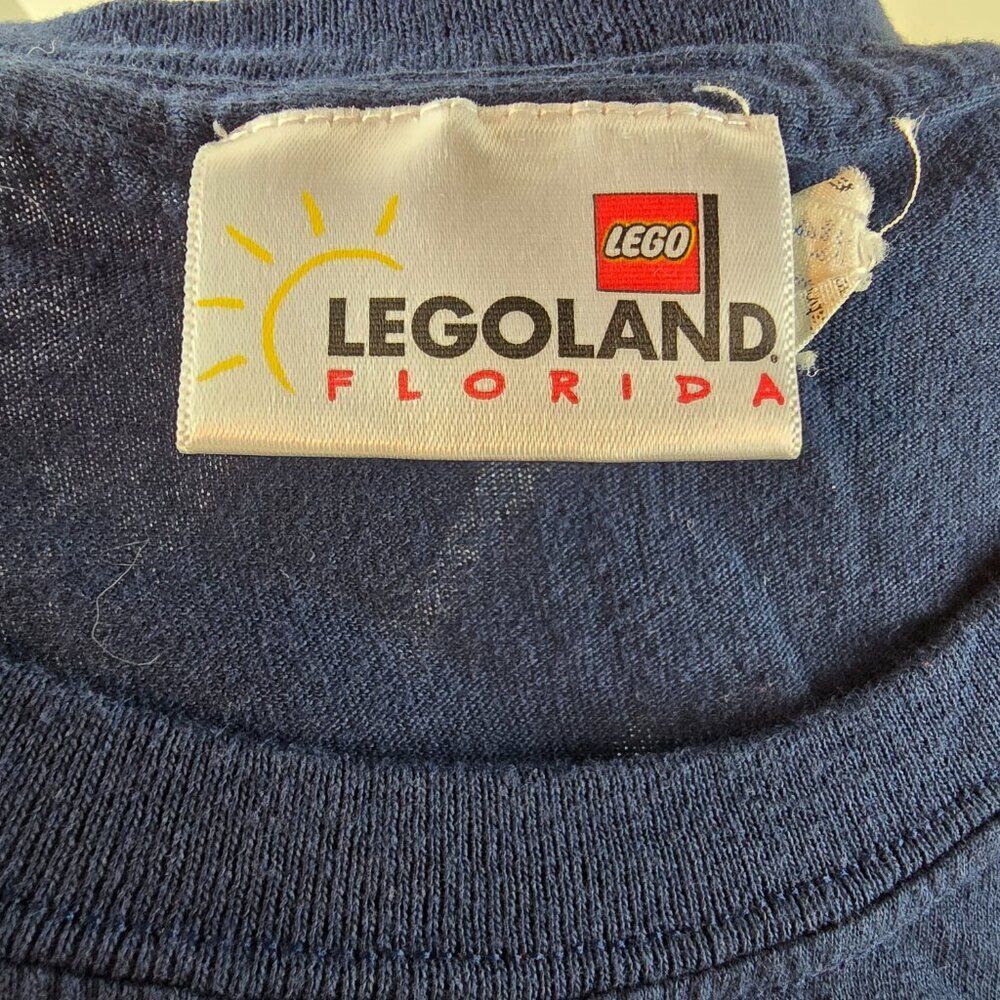 Legoland T Shirt Mens XL Blue Miniland USA Space Rocket Florida Graphic Tee - Picture 7 of 9